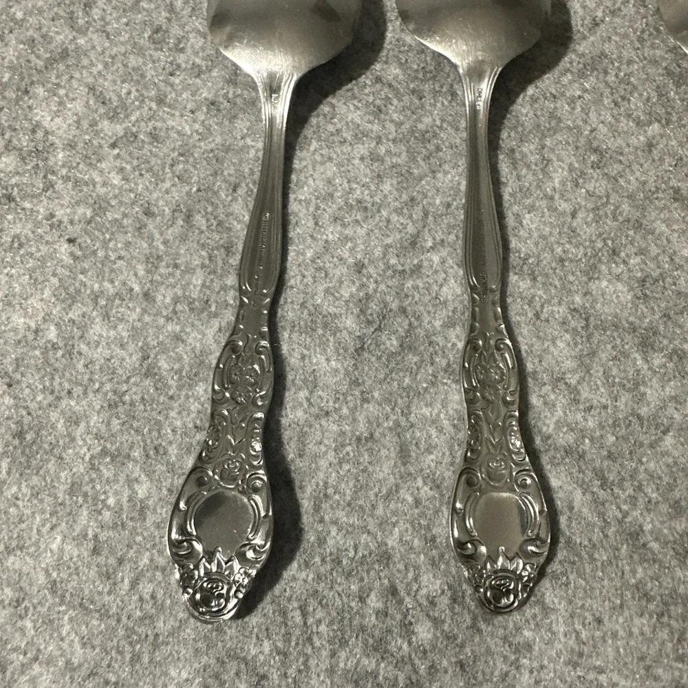 5 International Stainless Korea VERONA Pattern Tablespoons‎